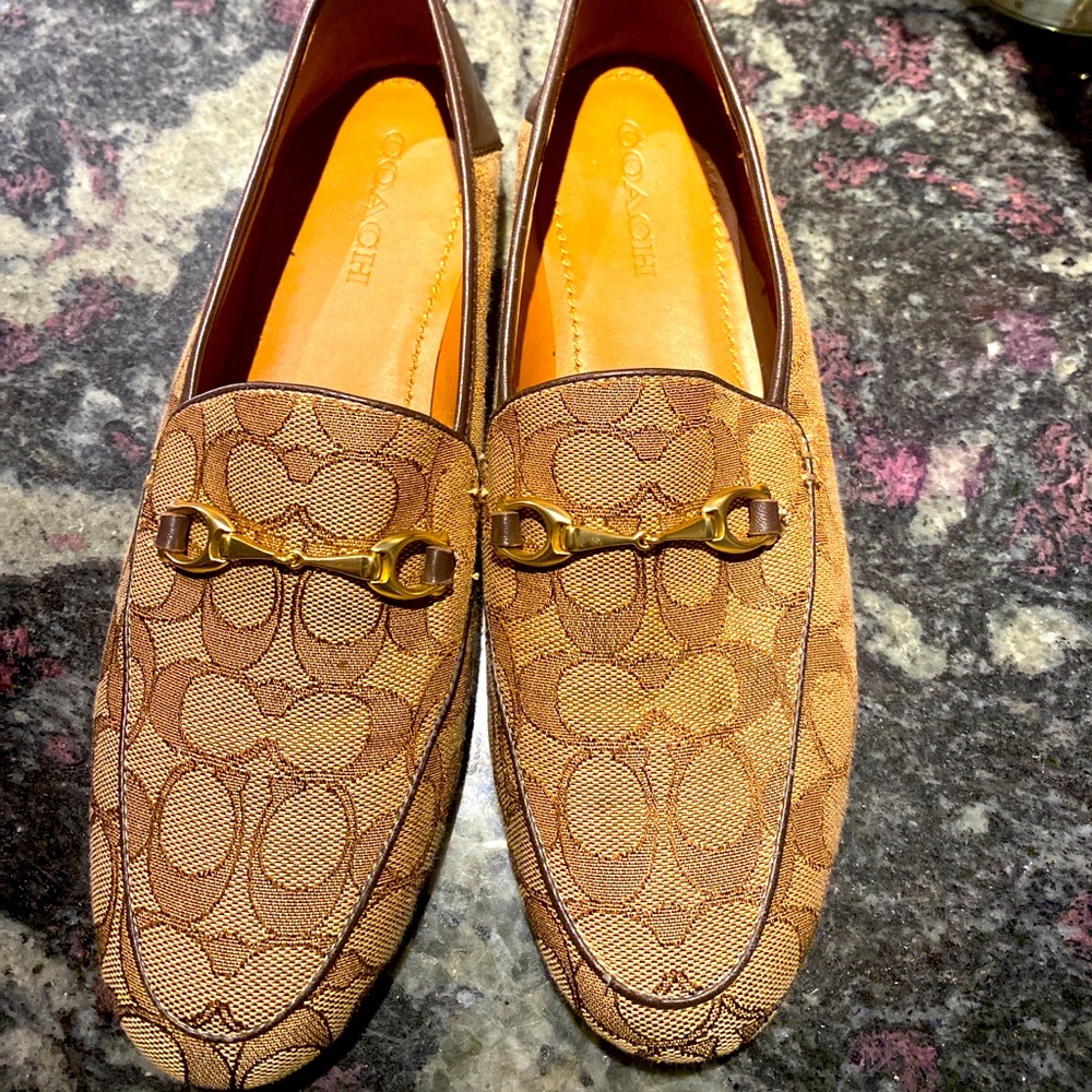 Coach Haley Loafer Fabric 9M EUC